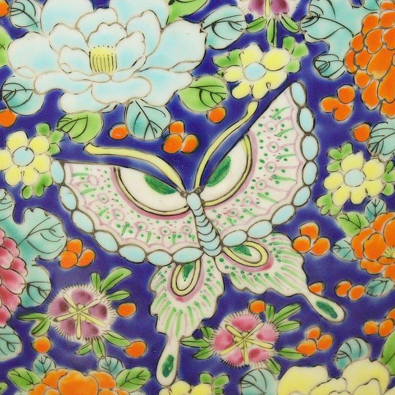 色絵 伊万里 十錦 手あぶり火鉢 鉢カバー カラフル マルチカラー 色絵 伊万里 十錦 手あぶり火鉢 鉢カバー カラフル マルチカラー