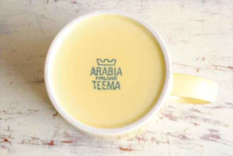 ARABIA アラビア Teema カップ マグカップ イエロー ティーマ