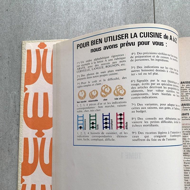 フランス料理本 la cuisine de A à Z Tome 1 12psbs6-2 フランス料理本 la cuisine de A à Z Tome 1 12psbs6-2