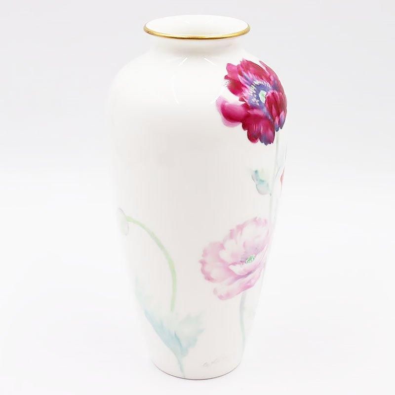 手描き ハンドペイント オールドノリタケ 花瓶 フラワーベース