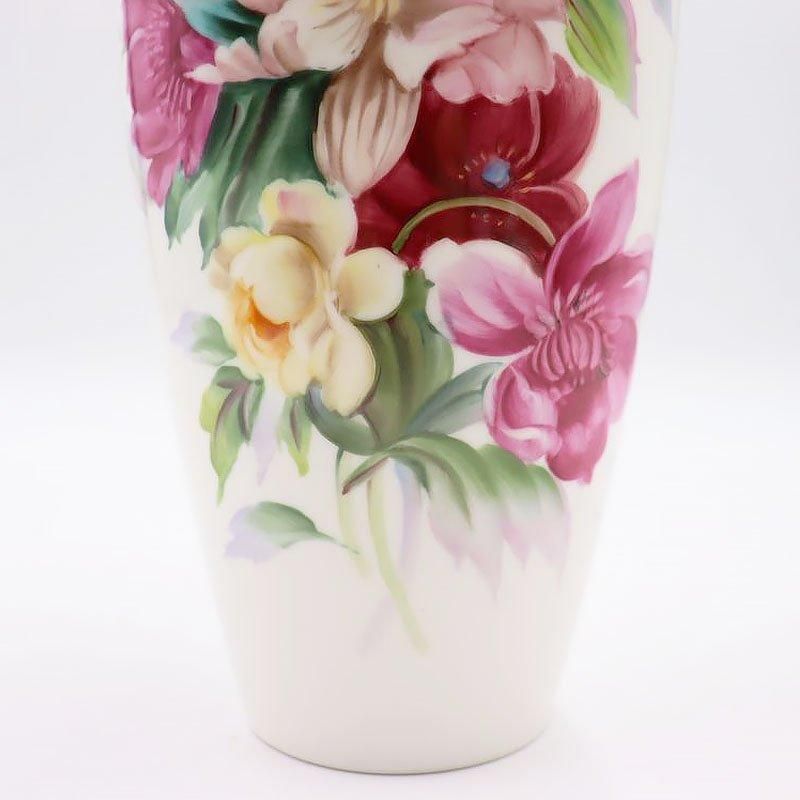 手描き ハンドペイント オールドノリタケ 花瓶 フラワーベース