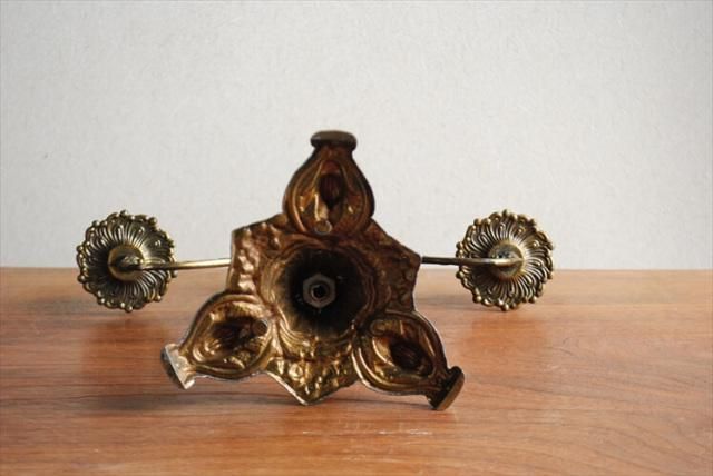 フランスアンティーク　真鍮　ブラス キャンドルホルダー　brass アンティークブラスキャンドルホルダー アンティーク雑貨 | 雑貨