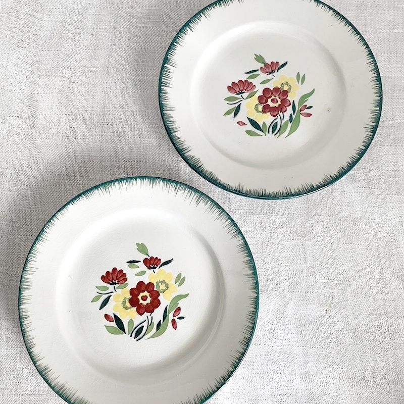 ケーキ皿 お花のケーキ皿 K&G LUNEVILLE リュネビル 12twcp12ー1