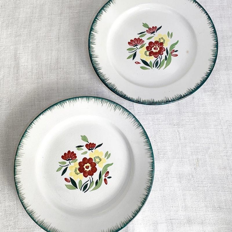 ケーキ皿 お花のケーキ皿 K&G LUNEVILLE リュネビル 12twcp12ー1 ケーキ皿 お花のケーキ皿 K&G LUNEVILLE リュネビル 12twcp12ー1