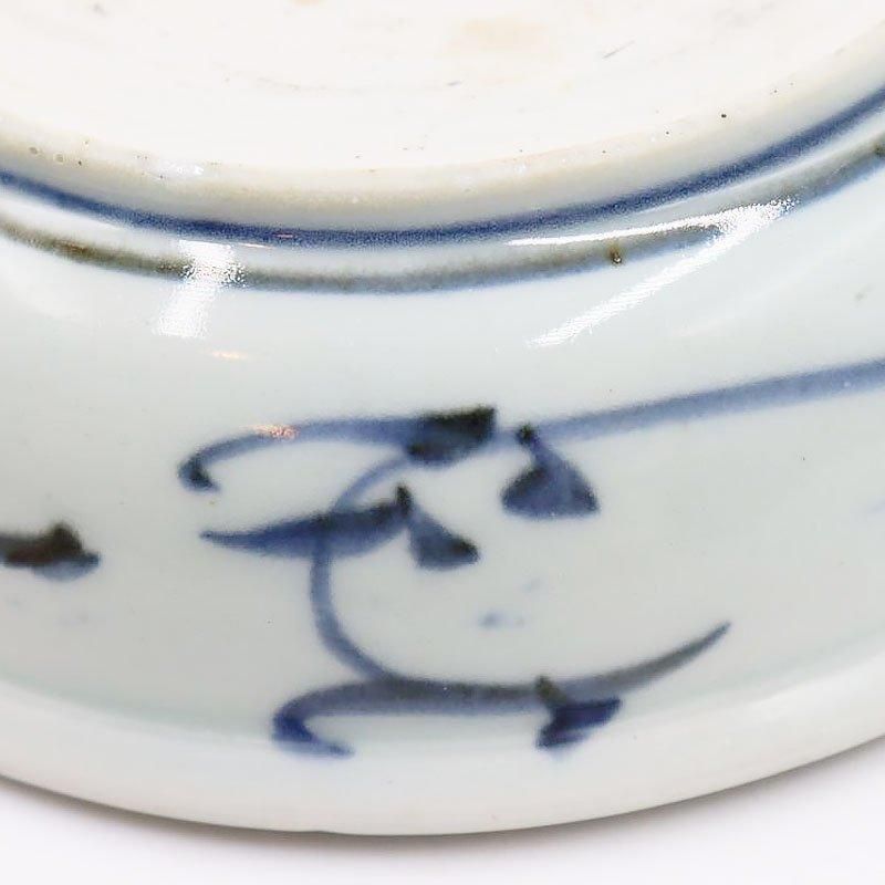 手描き 染付 なます皿 煮物皿 取り皿 アンティーク 骨董 和食器