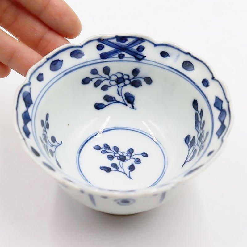 呉須絵 陶胎染付 向付 古美術 古道具 アンティーク 呉須絵 陶胎染付 向付 古美術 古道具 アンティーク