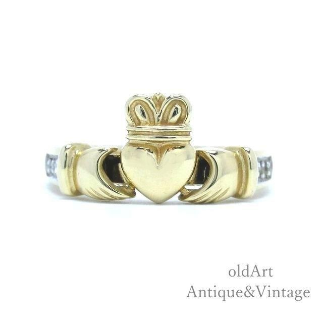 アイルランド製SOLVAR社伝統的な指輪Claddagh Ringギミック