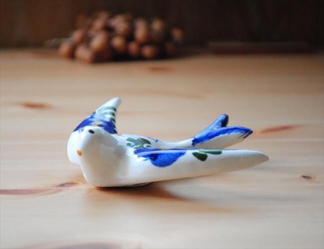 ドイツから かわいい陶器の小鳥 オブジェ インテリア