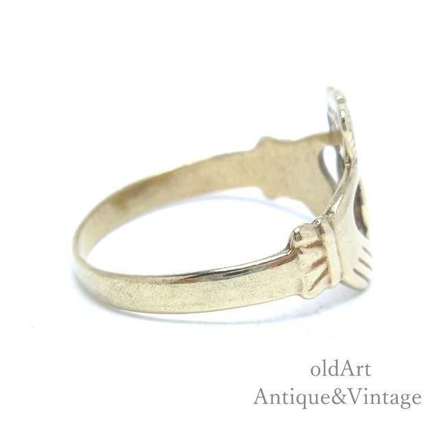 アイルランド製ヴィンテージ伝統的な指輪Claddagh Ring