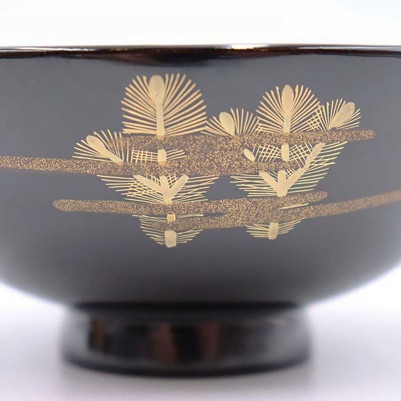 黒塗 金蒔絵 梨地 入り 吸い物椀 汁椀 上品 控えめ 普段使い 黒塗 金蒔絵 梨地 入り 吸い物椀 汁椀 上品 控えめ 普段使い