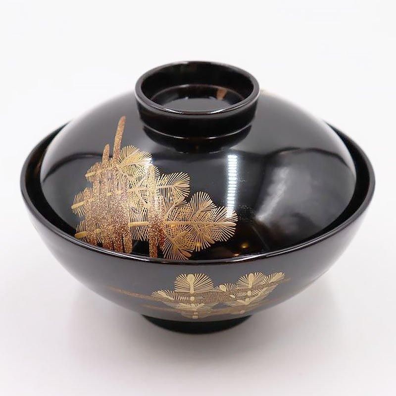 CL14 時代木製漆器 森に鳥 金蒔絵 吸物椀 二客 黒塗 朱塗 闇絵 61VsOTFKojL._UF350,350_QL50_.jpg