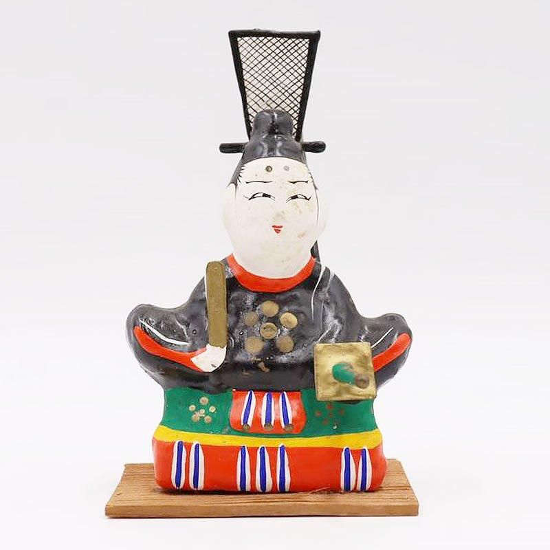 アンティーク昭和の菅原道真郷土人形 学問成就