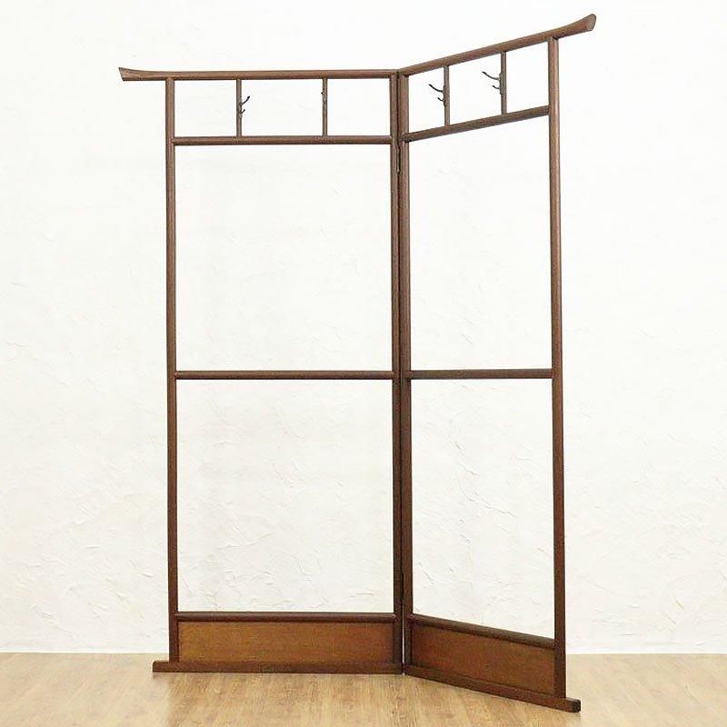 ヴィンテージ 木地 衣桁 衣紋掛け 日本製 大正時代の和家具