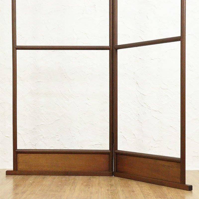 衣桁　着物掛け　昭和レトロ　折りたたみ　アンティーク　衣紋掛け　和家具　木製 桑材 二つ折り衣桁 アンティーク着物掛け