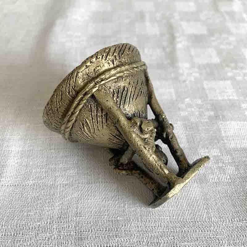 フランスアンティーク真鍮手文鎮 イタリア製 フランスアンティーク真鍮手文鎮 イタリア製