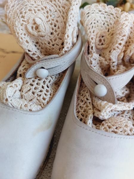 アンティークベビーシューズ - ANTIQUE LEAVES