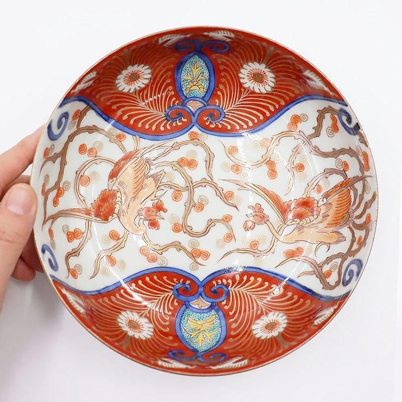 赤絵朱金飾り大皿 赤絵朱金飾り大皿