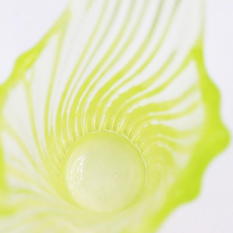 ウラン ガラス 花器 花瓶 フラワーベース モダン 大正ロマン 和