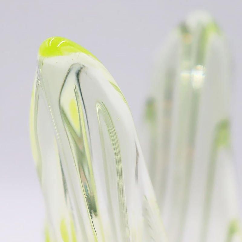 ウラン ガラス 花器 花瓶 フラワーベース モダン 大正ロマン 和