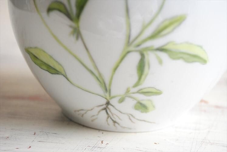 フランス バドンヴィレー アンティーク スーピエール ポット 花器 花入れ 花柄 フランス バドンヴィレー アンティーク スーピエール ポット