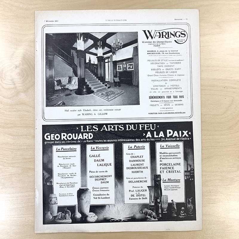 ơillustration1912.124PΥ ƥꥢ塦ư GALLE/ DAUM /LALLIQUE 
18PSa21-16