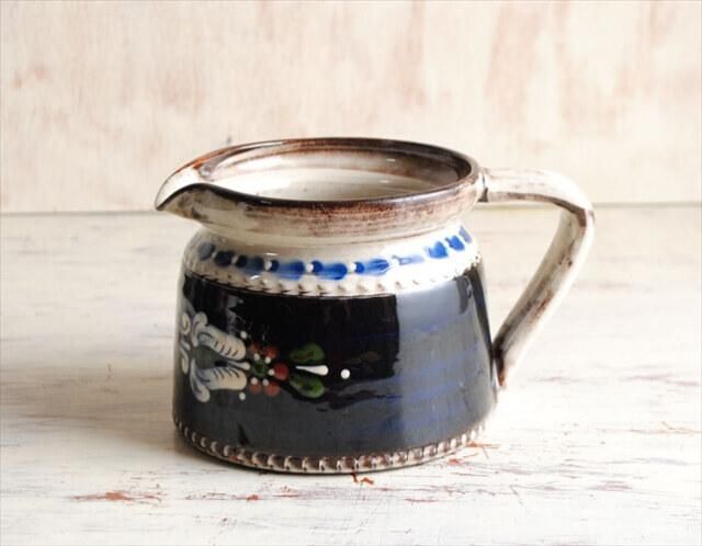 スイス製 ヴィンテージ 陶器 水差し 花瓶