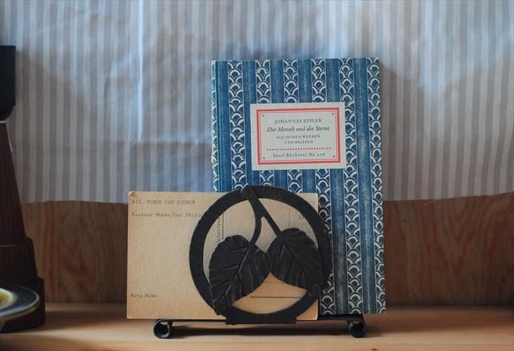 ナプキンスタンド　ナプキンホルダー　アンティーク　ヴィンテージ　ドイツ ドイツ製アンティークナプキンホルダー リーフデザイン