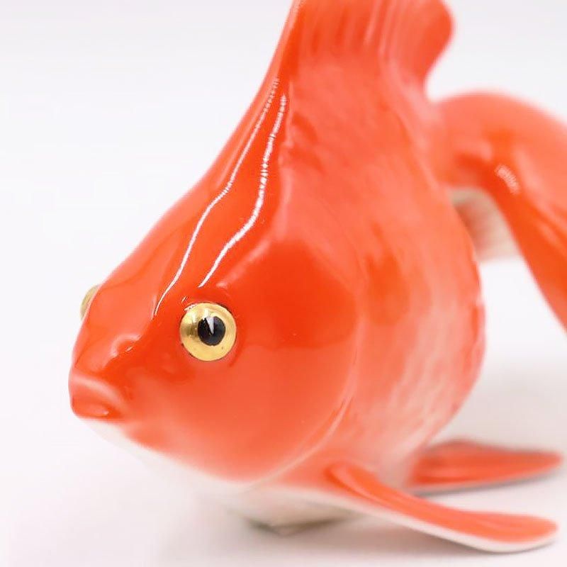 ノリタケボーンチャイナ 置物 オブジェ 金魚 琉金 アンティーク ノリタケボーンチャイナ 置物 オブジェ 金魚 琉金 アンティーク