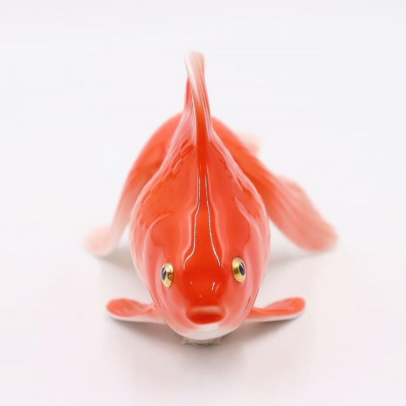 ノリタケボーンチャイナ 置物 オブジェ 金魚 琉金 アンティーク ノリタケボーンチャイナ 置物 オブジェ 金魚 琉金 アンティーク