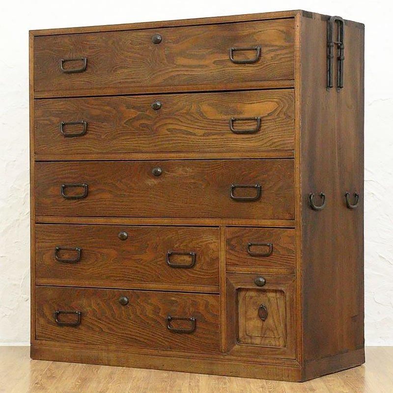 京箪笥 三尺 和モダン 衣装箪笥 大正昭和ヴィンテージ