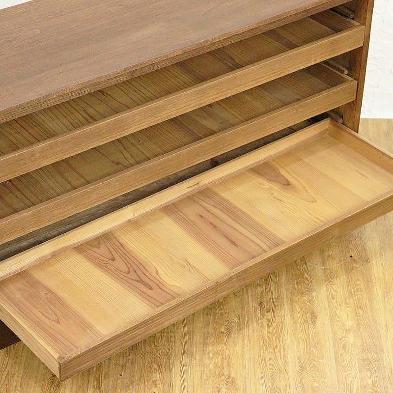 ヴィンテージ 桐材 引出し収納棚 昭和の和モダン家具