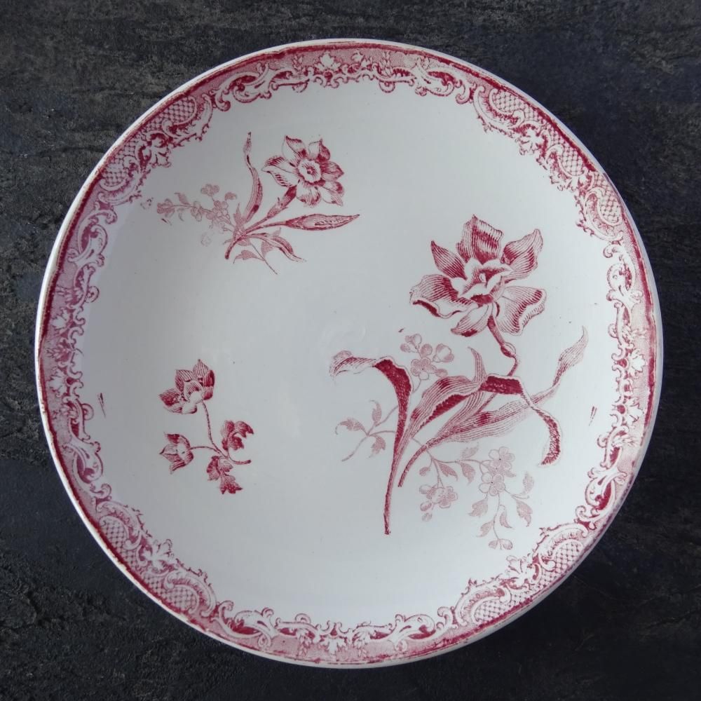 Sarreguemines modèle《FONTANGES》 小さなお皿 - ANTIQUE LEAVES Sarreguemines modèle《FONTANGES》 小さなお皿 - ANTIQUE LEAVES