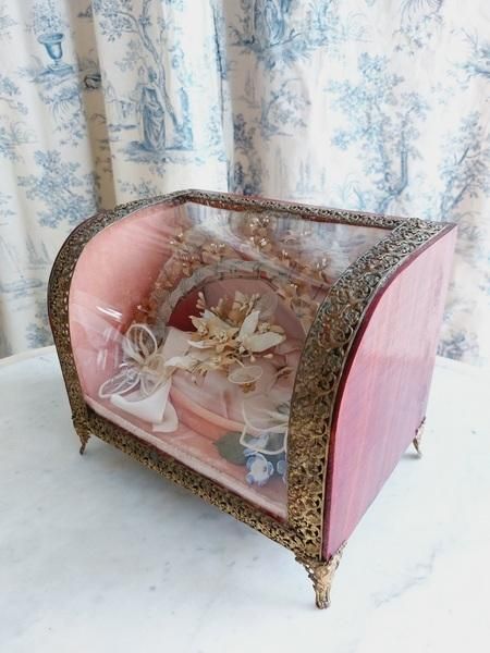 アンティークグローブドマリエガラスケース - ANTIQUE LEAVES アンティークグローブドマリエガラスケース - ANTIQUE LEAVES