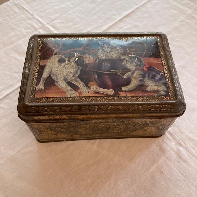 アンティーク】ティン缶・ブリキ缶｜ANTIQUE LEAVES