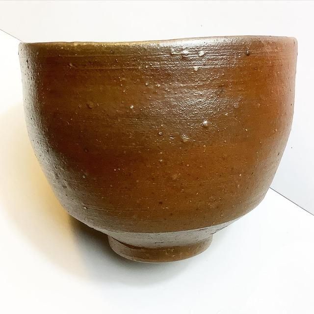 備前焼 陶峰 茶人 千利休像 昭和レトロ247