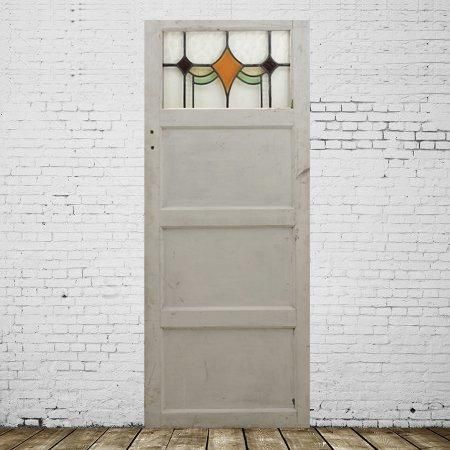 4panel stained(whitebeige