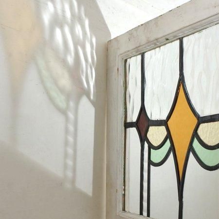 4panel stained(whitebeige