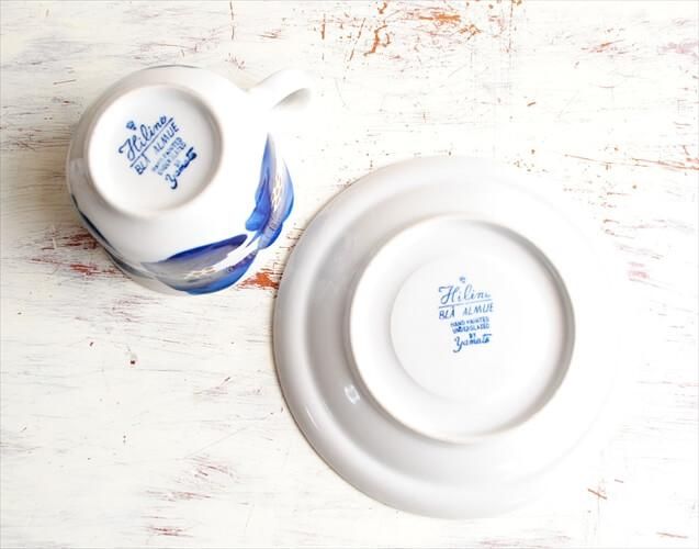 デンマーク製 Hiline BLA ALMUE カップ&ソーサー 北欧 食器