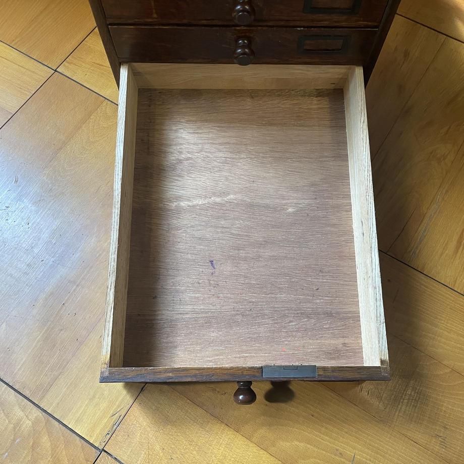 5杯小引出し 小抽斗 木製 昭和初期 収納 古道具 アンティーク ヴィンテージ - ANTIQUE LEAVES