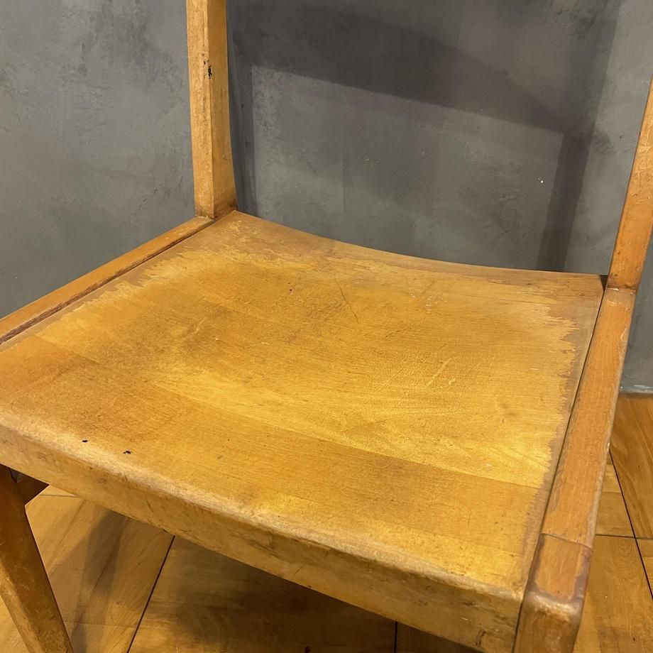 古い椅子 木製 ダイニングチェア 作業椅子 イス 古道具 古い椅子 木製 ダイニングチェア 作業椅子 イス 古道具