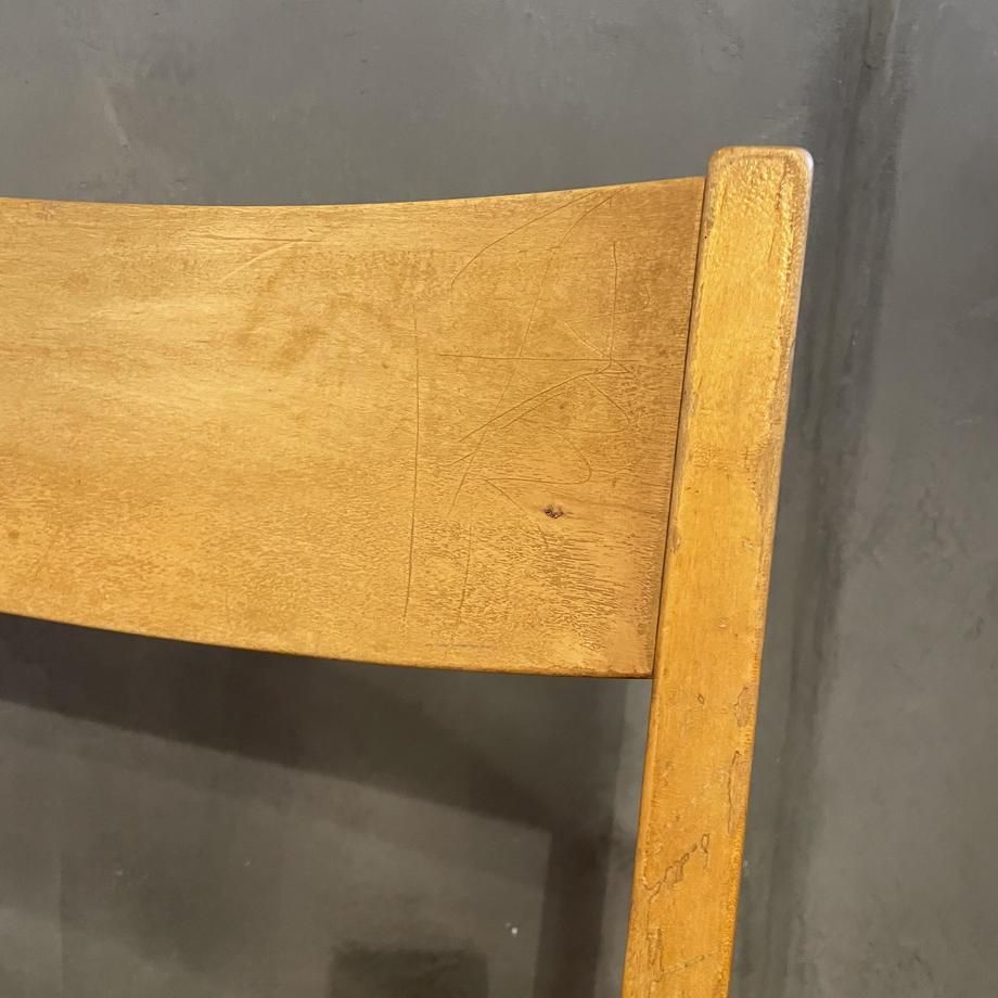 古い椅子 木製 ダイニングチェア 作業椅子 イス 古道具