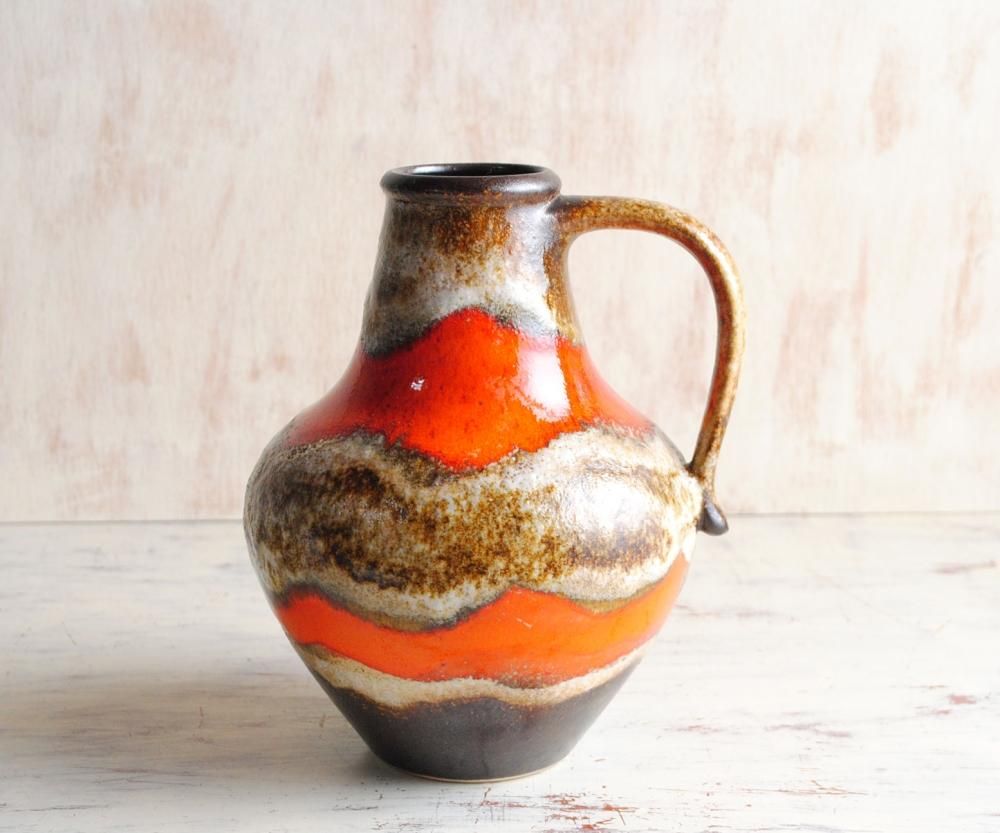 パネル 【ドイツ Dümler \u0026 Breidenの花瓶】ミッドセンチュリー