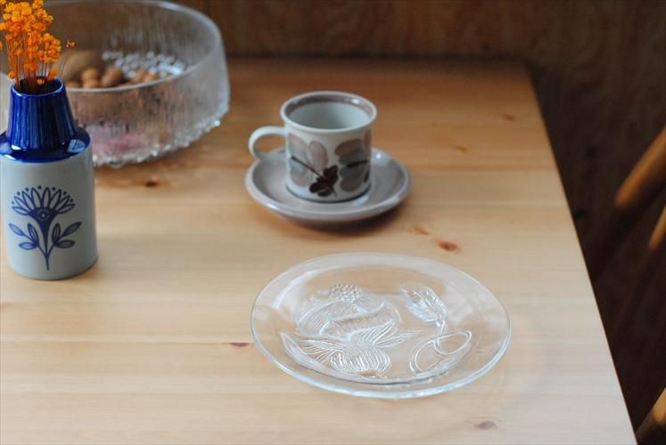 フィンランド製 Nuutajarvi ヌータヤルヴィ Pioni 16.5cm ガラス
