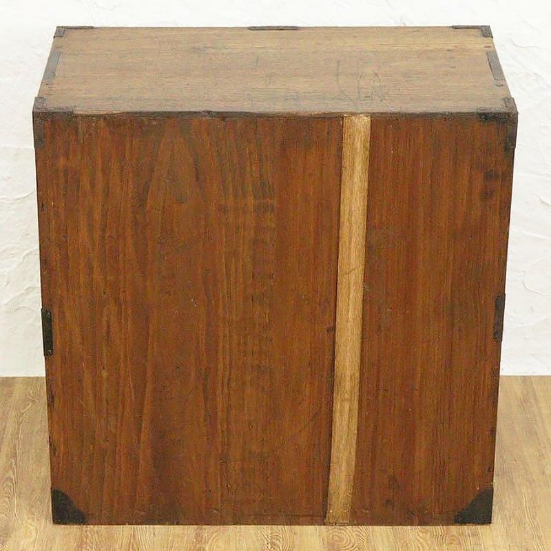 閂(かんぬき)付き 小物箪笥 和家具 時代金具 アンティーク 閂(かんぬき)付き 小物箪笥 和家具 時代金具 アンティーク