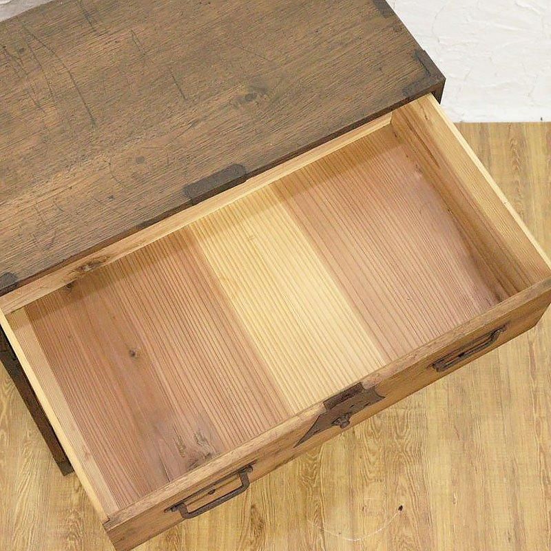 閂(かんぬき)付き 小物箪笥 和家具 時代金具 アンティーク 閂(かんぬき)付き 小物箪笥 和家具 時代金具 アンティーク