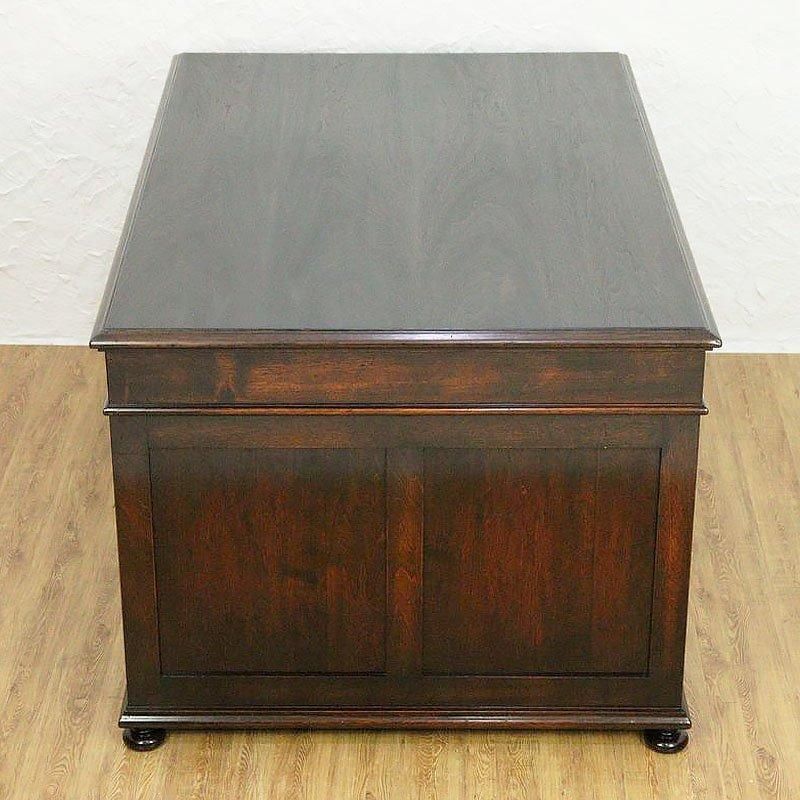 アンティーク　机 英国のアンティークデスク、めずらしいトランスフォーム型の書斎