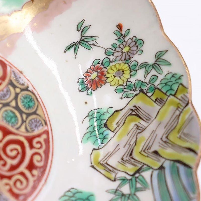 手描き 色絵 小鉢 なます皿 深向付 和食器 和骨董 アンティーク