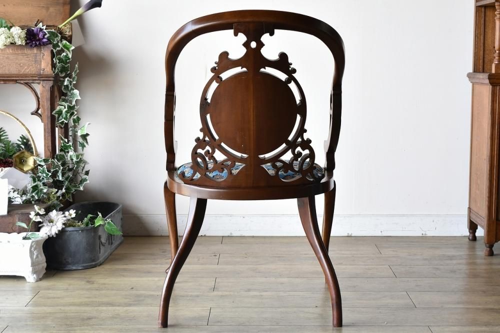 アンティーク ヴィクトリアン アームチェア マホガニー製