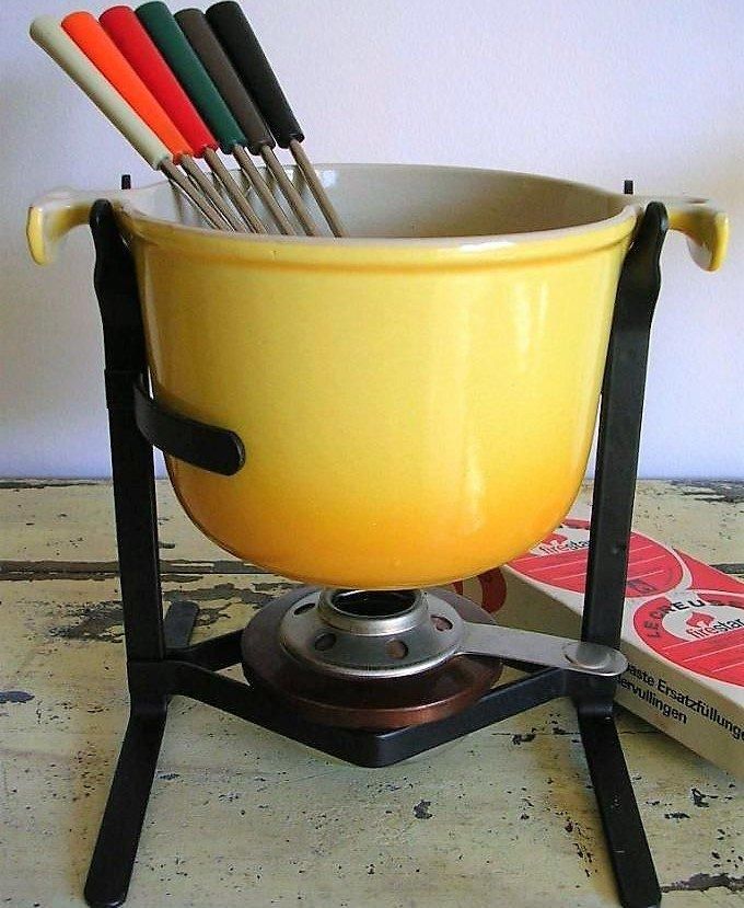 早割クーポン！ CREUSET☆Enzo LE Mari a Mamaシリーズのフォンデュセット 調理器具