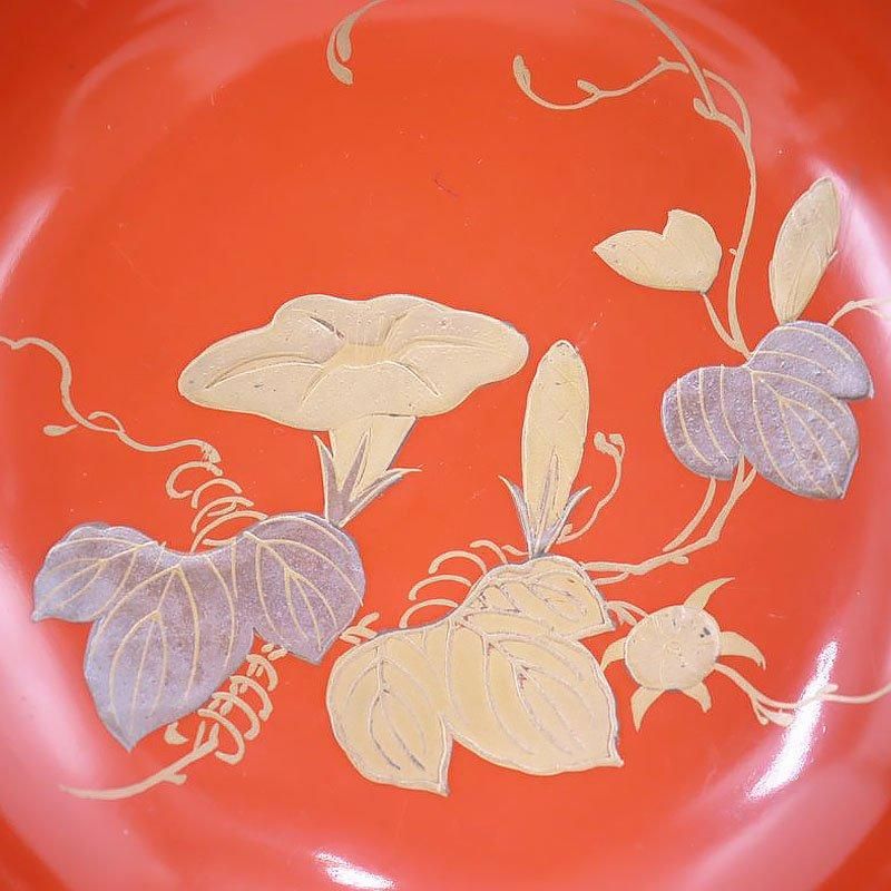 朱塗り 煮物椀 菓子椀 高蒔絵 草花模様 漆器 和骨董 日本の美 和 朱塗り 煮物椀 菓子椀 高蒔絵 草花模様 漆器 和骨董 日本の美 和
